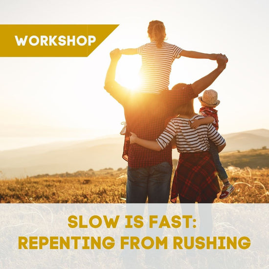 Workshop: Repenting from Rushing
